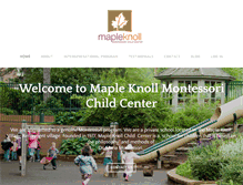 Tablet Screenshot of mkccmontessori.org